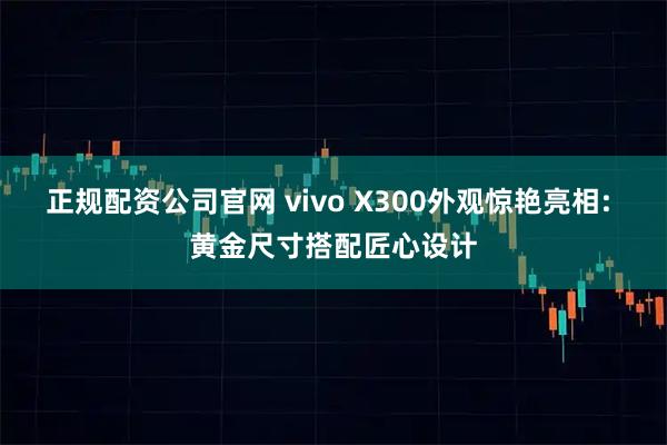 正规配资公司官网 vivo X300外观惊艳亮相: 黄金尺寸搭配匠心设计